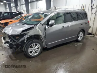 2012 Nissan Quest LE z VIN JN8AE2KP0C9037453, wystawiony jako Copart lot #55341525 z przebiegiem 221 883 mil mil oraz Szkoda całkowita • Salvage title. Historia ofert i sprzedaży dostępna na DreamBid. Obrazek 1.