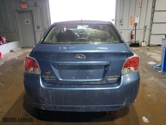 2014 Subaru Impreza Sedan Premium with VIN JF1GJAC63EH025961, listed as a Copart auction lot 44729225 with 0 mi miles and Salvage Title. Bid and sale history available at carsss.com. Image 6.