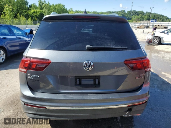 2018 Volkswagen Tiguan SEL with VIN 3VV2B7AX6JM075227, listed as a Copart auction lot 58259445 with 78,166 mi miles and Non repairable. Bid and sale history available at DreamBid. Image 6.