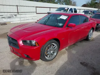 2011 Dodge Charger RT Plus with VIN 2B3CL5CT3BH512648, listed as a IAAI auction lot 41273976 with 185,560 mi miles. Bid and sale history available at carsss.com. Image 2.