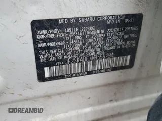 2021 Subaru Forester with VIN JF2SKADC7MH556294, listed as a Copart auction lot 62199445 with 161,911 mi miles and Clean title. Bid and sale history available at DreamBid. Image 13.