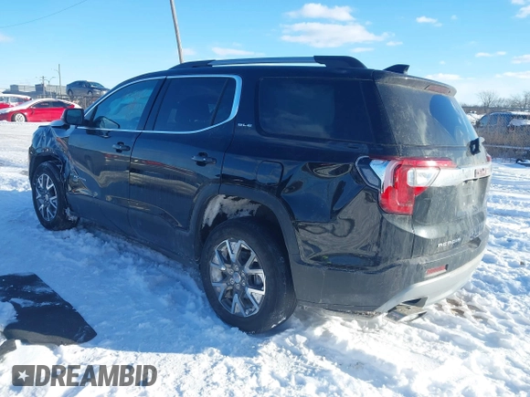 2022 GMC Acadia SLE with VIN 1GKKNKL46NZ165160, listed as a IAAI auction lot 41608269 with 48,018 mi miles. Bid and sale history available at carsss.com. Image 3.