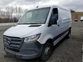 2021 Mercedes-Benz Sprinter with VIN W1Y5EBHY5MT073670, listed as a Copart auction lot 51077245 with Not Provided miles and Salvage Title. Bid and sale history available at DreamBid. Image 1.
