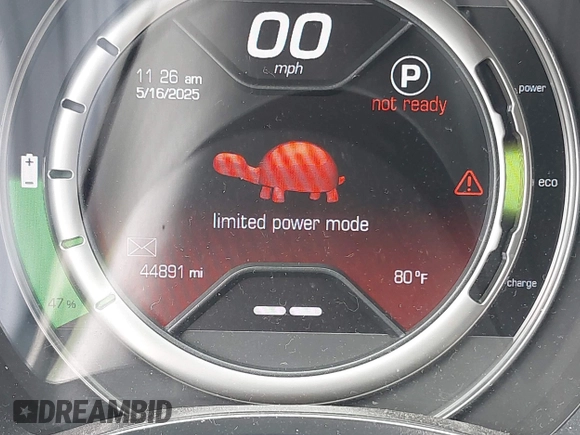 2016 FIAT 500e with VIN 3C3CFFGE3GT136141, listed as a IAAI auction lot 42283699 with 44,891 mi miles and . Bid and sale history available at DreamBid. Image 7.