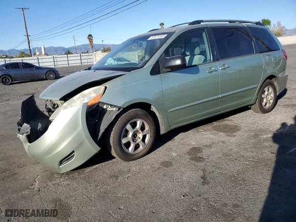 2008 Toyota Sienna CE with VIN 5TDZK23C78S131194, listed as a Copart auction lot 87871245 with 218,595 mi miles and Salvage Title. Bid and sale history available at carsss.com. Image 1.