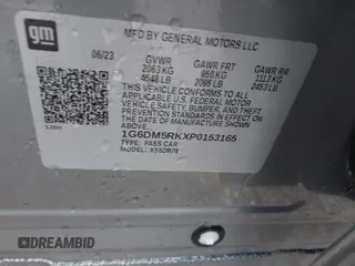 2023 Cadillac CT5 Luxury with VIN 1G6DM5RKXP0153165, listed as a IAAI auction lot 41639801 with 22,952 mi miles and . Bid and sale history available at DreamBid. Image 9.