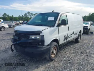2018 Chevrolet Express Cargo with VIN 1GCWGAFP6J1337249, listed as a IAAI auction lot 42499473 with 92,075 mi miles and . Bid and sale history available at DreamBid. Image 2.