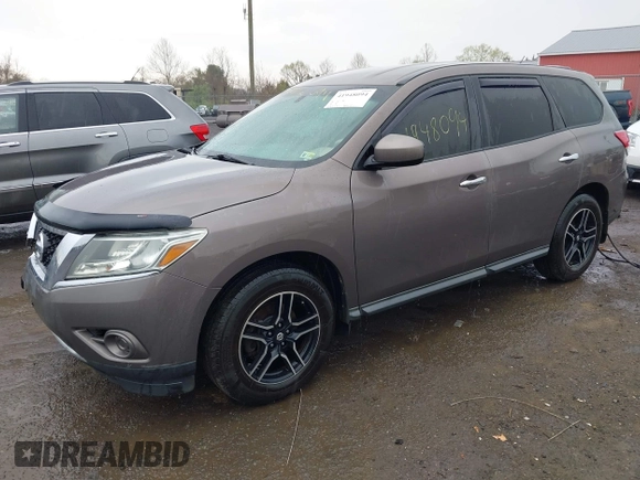 2013 Nissan Pathfinder SV with VIN 5N1AR2MM9DC657723, listed as a IAAI auction lot 41948094 with 129,069 mi miles. Bid and sale history available at carsss.com. Image 17.