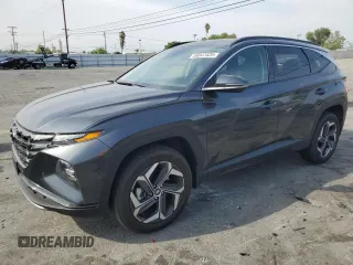 2022 Hyundai Tucson Limited with VIN 5NMJECAE8NH117284, listed as a Copart auction lot 58847425 with 7,775 mi miles and Salvage title. Bid and sale history available at DreamBid. Image 1.