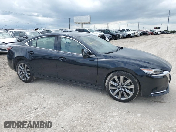 2019 Mazda 6 Grand Touring Reserve with VIN JM1GL1WY4K1502418, listed as a Copart auction lot 53255774 with 50,003 mi miles and Salvage Title. Bid and sale history available at DreamBid. Image 4.