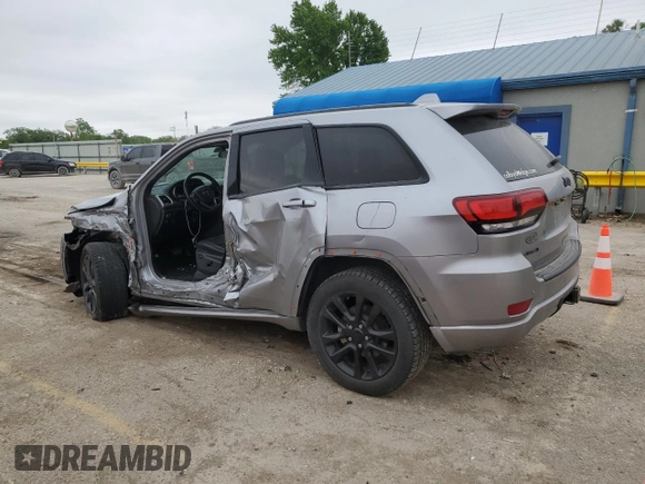 2021 Jeep Grand Cherokee Laredo X with VIN 1C4RJFAG6MC701505, listed as a Copart auction lot 54312755 with 79,519 mi miles and Salvage title. Bid and sale history available at DreamBid. Image 2.