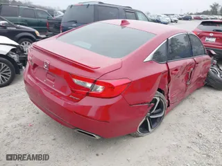 2018 Honda Accord Sedan Sport 1.5T with VIN 1HGCV1F38JA256454, listed as a IAAI auction lot 41206700 with 105,829 mi miles. Bid and sale history available at carsss.com. Image 4.