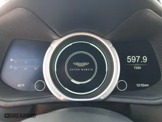 2021 Aston Martin DB11 with VIN SCFRMFCW0MGM10150, listed as a Copart auction lot 69046124 with 7,260 mi miles and Salvage Title. Bid and sale history available at carsss.com. Image 9.