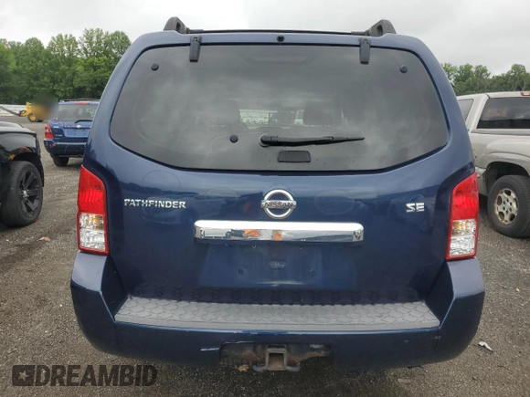 2008 Nissan Pathfinder SE with VIN 5N1AR18BX8C634086, listed as a Copart auction lot 64395095 with 175,614 mi miles and Clean title. Bid and sale history available at DreamBid. Image 6.