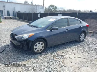 2016 Kia Forte LX with VIN KNAFK4A67G5571834, listed as a IAAI auction lot 41706701 with 100,621 mi miles. Bid and sale history available at carsss.com. Image 2.