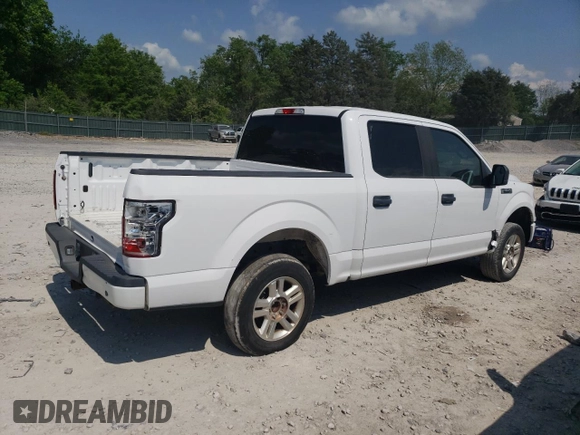 2018 Ford F-150 XL with VIN 1FTEW1C51JKF53280, listed as a Copart auction lot 55077485 with 87,660 mi miles and Clean title. Bid and sale history available at DreamBid. Image 3.