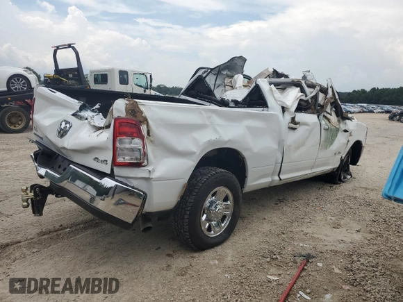 2021 Ram 3500 Big Horn with VIN 3C63R3DL2MG686897, listed as a Copart auction lot 63773664 with 0 mi miles and Salvage Title. Bid and sale history available at carsss.com. Image 3.