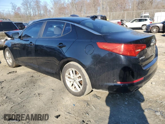 2011 Kia Optima LX with VIN KNAGM4A74B5074854, listed as a Copart auction lot 49047415 with 186,404 mi miles and Salvage Title. Bid and sale history available at carsss.com. Image 2.