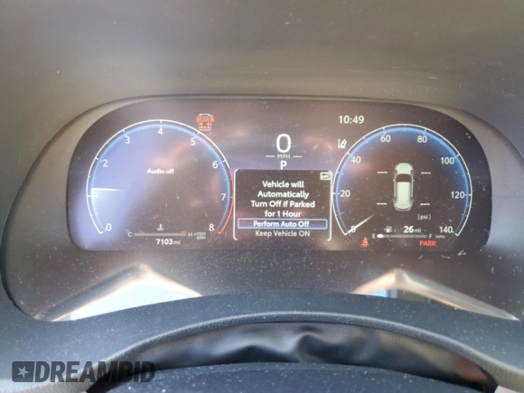 2024 Toyota Highlander LE z VIN 5TDKDRBH5RS569375, wystawiony jako Copart lot #48847105 z przebiegiem 7 103 mil mil oraz Szkoda całkowita • Salvage title. Historia ofert i sprzedaży dostępna na DreamBid. Obrazek 9.