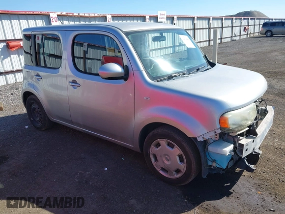 2011 Nissan Cube 1.8 SL with VIN JN8AZ2KR2BT205729, listed as a IAAI auction lot 42028429 with 98,694 mi miles. Bid and sale history available at carsss.com. Image 1.