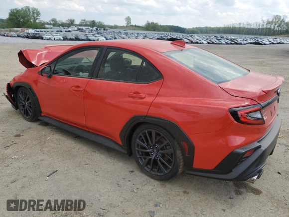 2023 Subaru WRX Premium z VIN JF1VBAF64P9815296, wystawiony jako Copart lot #56977025 z przebiegiem 35 231 mil mil oraz Szkoda całkowita • Salvage title. Historia ofert i sprzedaży dostępna na DreamBid. Obrazek 2.