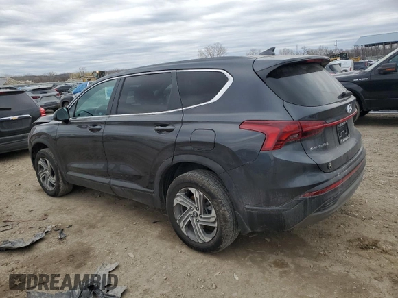 2021 Hyundai Santa Fe SE with VIN 5NMS1DAJ3MH369641, listed as a Copart auction lot 44532195 with 99,463 mi miles and Salvage Title. Bid and sale history available at carsss.com. Image 2.