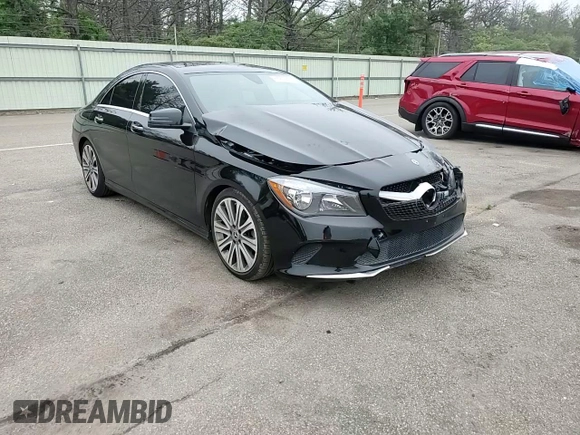 2018 Mercedes-Benz CLA 250 with VIN WDDSJ4GBXJN583756, listed as a Copart auction lot 61269825 with 67,389 mi miles and Salvage title. Bid and sale history available at DreamBid. Image 13.