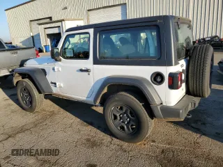2021 Jeep Wrangler Sport with VIN 1C4GJXAGXMW725656, listed as a Copart auction lot 42826795 with 38,187 mi miles and Salvage Title. Bid and sale history available at DreamBid. Image 2.
