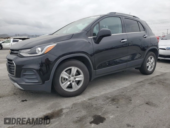 2017 Chevrolet Trax LT with VIN 3GNCJLSBXHL219807, listed as a Copart auction lot 53230015 with 133,827 mi miles and Salvage Title. Bid and sale history available at carsss.com. Image 1.