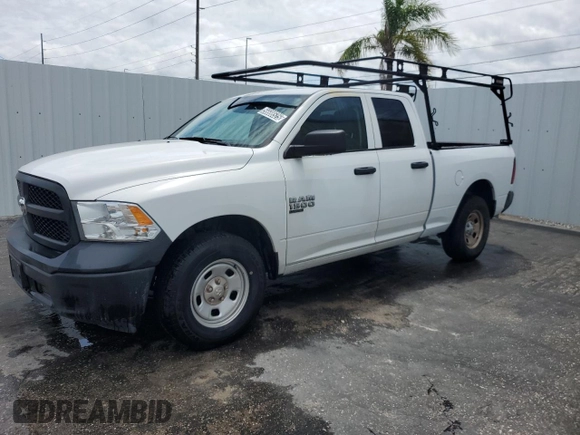 2022 Ram 1500 Tradesman z VIN 1C6RR7FG7NS187167, wystawiony jako Copart lot #56688525 z przebiegiem 37 131 mil mil oraz Czysty tytuł • Clean title. Historia ofert i sprzedaży dostępna na DreamBid. Obrazek 1.