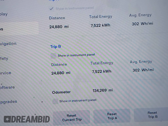 2016 Tesla Model S 90D with VIN 5YJSA1E26GF155962, listed as a IAAI auction lot 41348998 with 134,269 mi miles and . Bid and sale history available at DreamBid. Image 15.