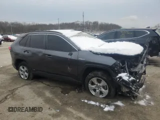 2020 Toyota RAV4 Hybrid XLE with VIN 2T3RWRFV0LW076881, listed as a Copart auction lot 45596675 with 212,397 mi miles and Salvage title. Bid and sale history available at DreamBid. Image 4.