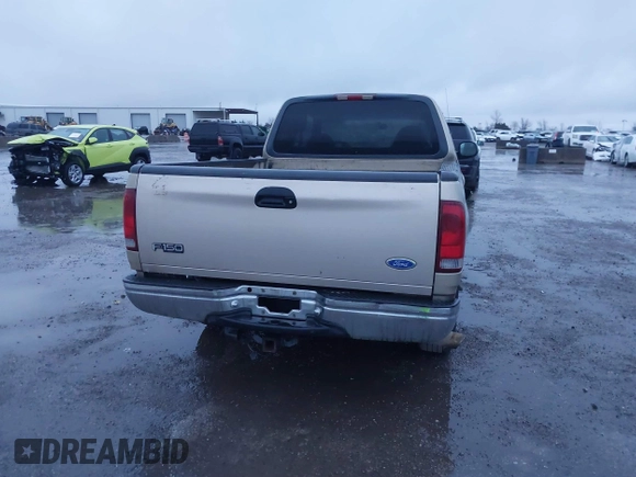 1999 Ford F-150 XL with VIN 1FTRX17L1XNA06282, listed as a IAAI auction lot 41545503 with 234,817 mi miles. Bid and sale history available at carsss.com. Image 16.