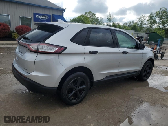 2017 Ford Edge SE with VIN 2FMPK4G92HBC42749, listed as a Copart auction lot 55759745 with 90,749 mi miles and Salvage title. Bid and sale history available at DreamBid. Image 3.