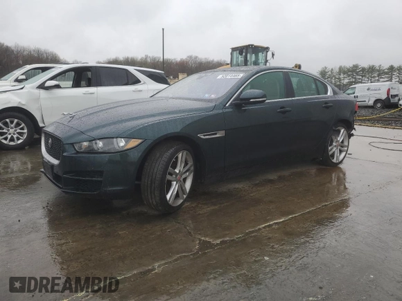 2017 Jaguar XE 35t Prestige z VIN SAJAK4BV0HA975202, wystawiony jako Copart lot #52014465 z przebiegiem 19 476 mil mil oraz Szkoda całkowita • Salvage title. Historia ofert i sprzedaży dostępna na DreamBid. Obrazek 1.