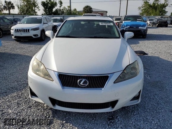 2013 Lexus IS 250 with VIN JTHCF5C29D5063028, listed as a Copart auction lot 49708045 with 126,351 mi miles and Salvage title. Bid and sale history available at DreamBid. Image 5.