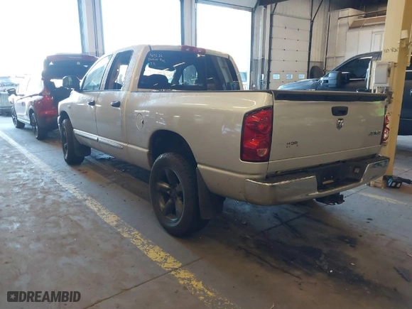 2007 Dodge Ram 1500 Laramie with VIN 1D7HU18287S239951, listed as a IAAI auction lot 41424307 with 1 mi miles. Bid and sale history available at carsss.com. Image 3.