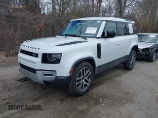 2025 Land Rover Defender S with VIN SALEJ7EX9S2383812, listed as a IAAI auction lot 41941914 with 412 mi miles and . Bid and sale history available at DreamBid. Image 2.