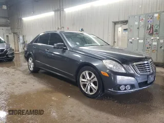 2010 Mercedes-Benz E 350 Luxury with VIN WDDHF8HB3AA142060, listed as a Copart auction lot 46491945 with 141,321 mi miles and Salvage Title. Bid and sale history available at DreamBid. Image 4.