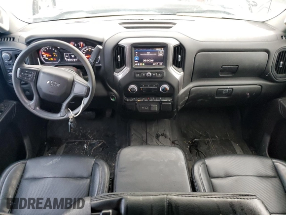2022 Chevrolet Silverado 1500 Custom Trail Boss with VIN 3GCPDCED4NG506191, listed as a Copart auction lot 42057715 with 95,471 mi miles and Salvage Title. Bid and sale history available at DreamBid. Image 8.