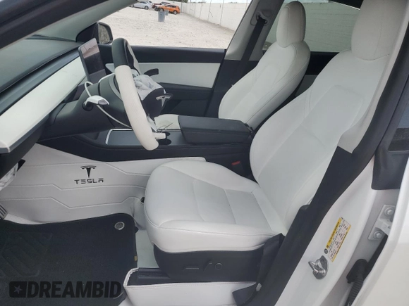 2022 Tesla Model Y Performance with VIN 7SAYGDEFXNF410531, listed as a Copart auction lot 54449715 with Not Provided miles and Non Repairable. Bid and sale history available at DreamBid. Image 7.