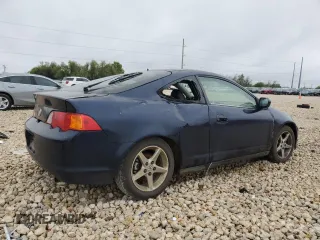 2002 Acura RSX Manual with VIN JH4DC53822C009788, listed as a Copart auction lot 50845835 with 0 mi miles and Salvage Title. Bid and sale history available at carsss.com. Image 3.