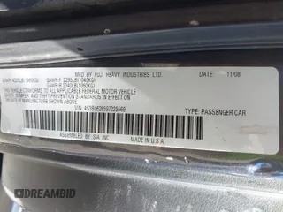 2009 Subaru Legacy Limited with VIN 4S3BL626597225569, listed as a IAAI auction lot 41858064 with 191,398 mi miles and . Bid and sale history available at DreamBid. Image 9.