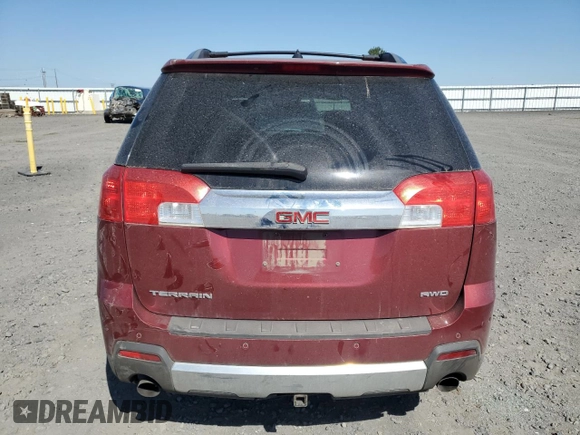 2010 GMC Terrain SLT-2 with VIN 2CTFLJEYXA6394755, listed as a Copart auction lot 63798905 with 148,884 mi miles and Salvage title. Bid and sale history available at DreamBid. Image 6.