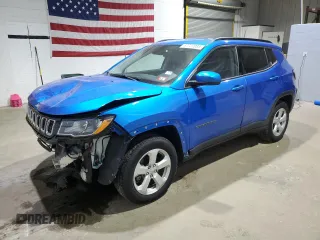 2019 Jeep Compass Latitude с VIN 3C4NJDBB0KT594099, выставлен на аукционе Copart как лот 57727035 с пробегом 38 385 миль миль и Списание • Salvage title. История ставок и продаж доступна на DreamBid. Изображение 1.