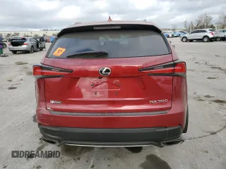 2020 Lexus NX with VIN JTJSARDZ8L5011464, listed as a Copart auction lot 44182665 with 45,620 mi miles and Salvage Title. Bid and sale history available at carsss.com. Image 6.