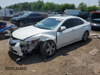 2012 Acura TSX with VIN JH4CU2F43CC014015, listed as a Copart auction lot 60648565 with 180,601 mi miles and Salvage title. Bid and sale history available at DreamBid. Image 1.