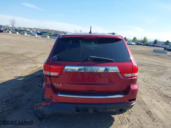 2012 Jeep Grand Cherokee Limited with VIN 1C4RJFBG1CC155449, listed as a IAAI auction lot 41845977 with 135,103 mi miles. Bid and sale history available at carsss.com. Image 15.