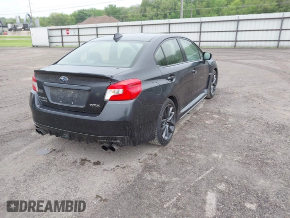 2018 Subaru WRX Premium with VIN JF1VA1C68J9832942, listed as a IAAI auction lot 42266390 with 104,946 mi miles and . Bid and sale history available at DreamBid. Image 4.