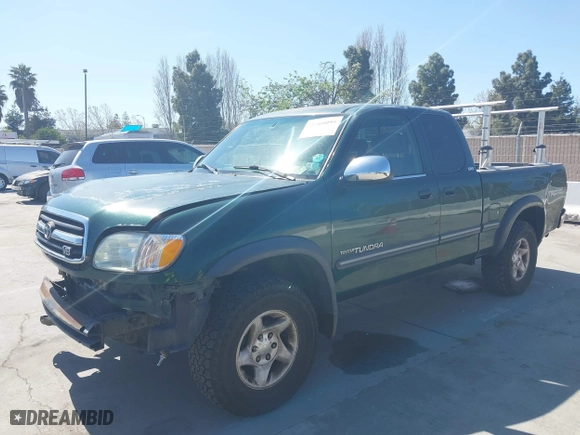 2002 Toyota Tundra SR5 with VIN 5TBBT44172S315879, listed as a IAAI auction lot 41960095 with 222,688 mi miles. Bid and sale history available at carsss.com. Image 6.